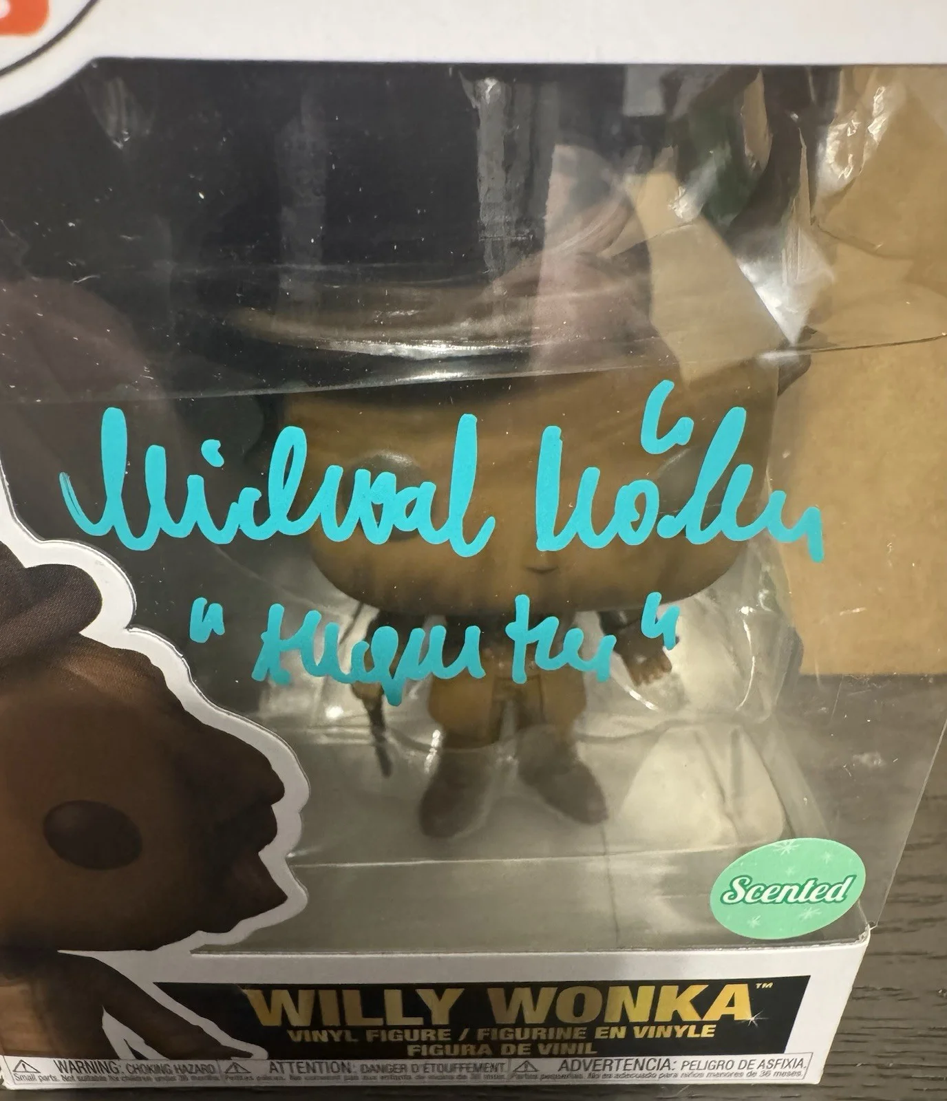 Michael Bollner — Signed Michael Bollner Augustus Gloop Funko Pop Willy Wonka OCCM Authentication, image 2