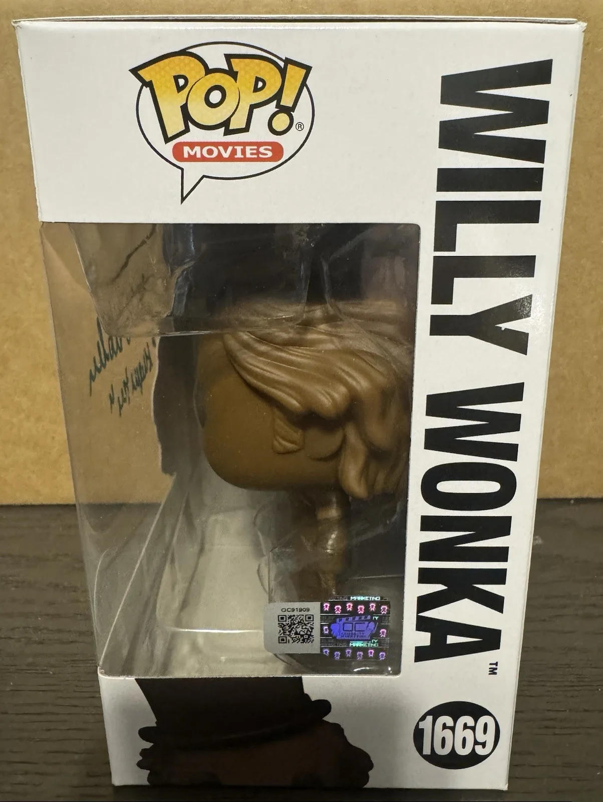 Michael Bollner — Signed Michael Bollner Augustus Gloop Funko Pop Willy Wonka OCCM Authentication, image 3