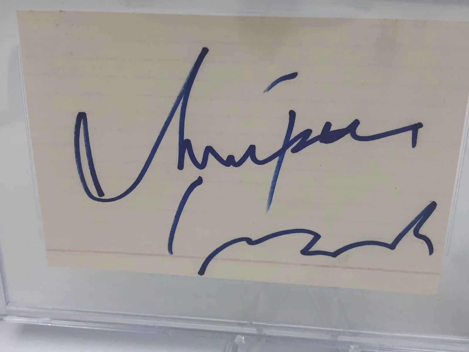 CHRISSY HYNDE AUTO Signed BECKETT Authentic 4x6 Index Card THE PRETENDERS, изображение 3