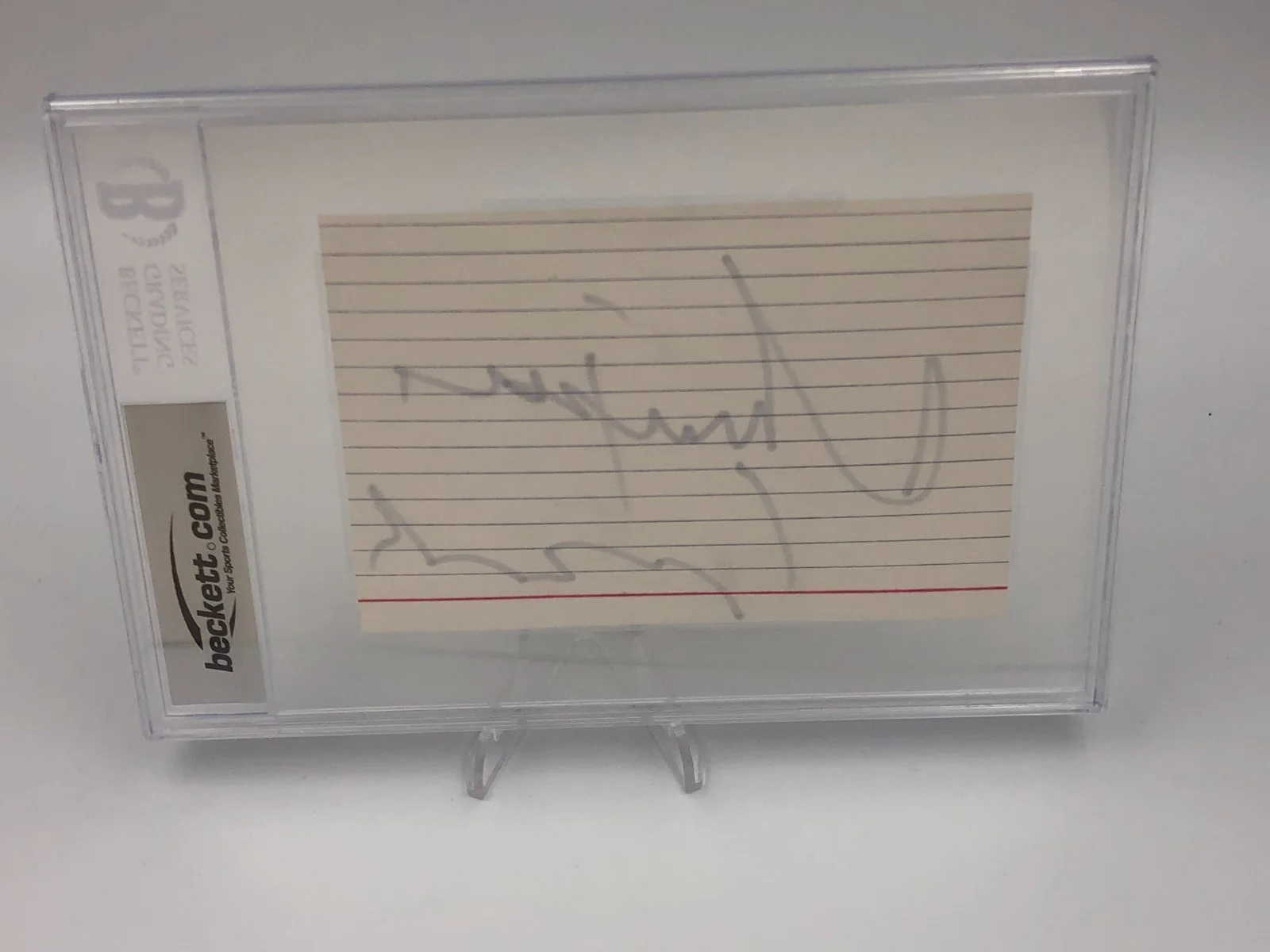 CHRISSY HYNDE AUTO Signed BECKETT Authentic 4x6 Index Card THE PRETENDERS, изображение 4