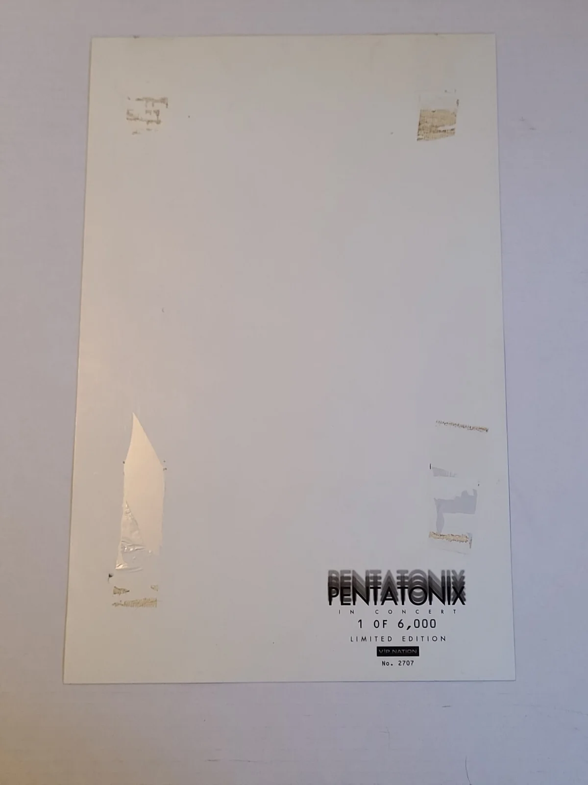 Pentatonix Ptx Signed Autograph VIP tour 11x17 rare 2013 3d Poster, изображение 3
