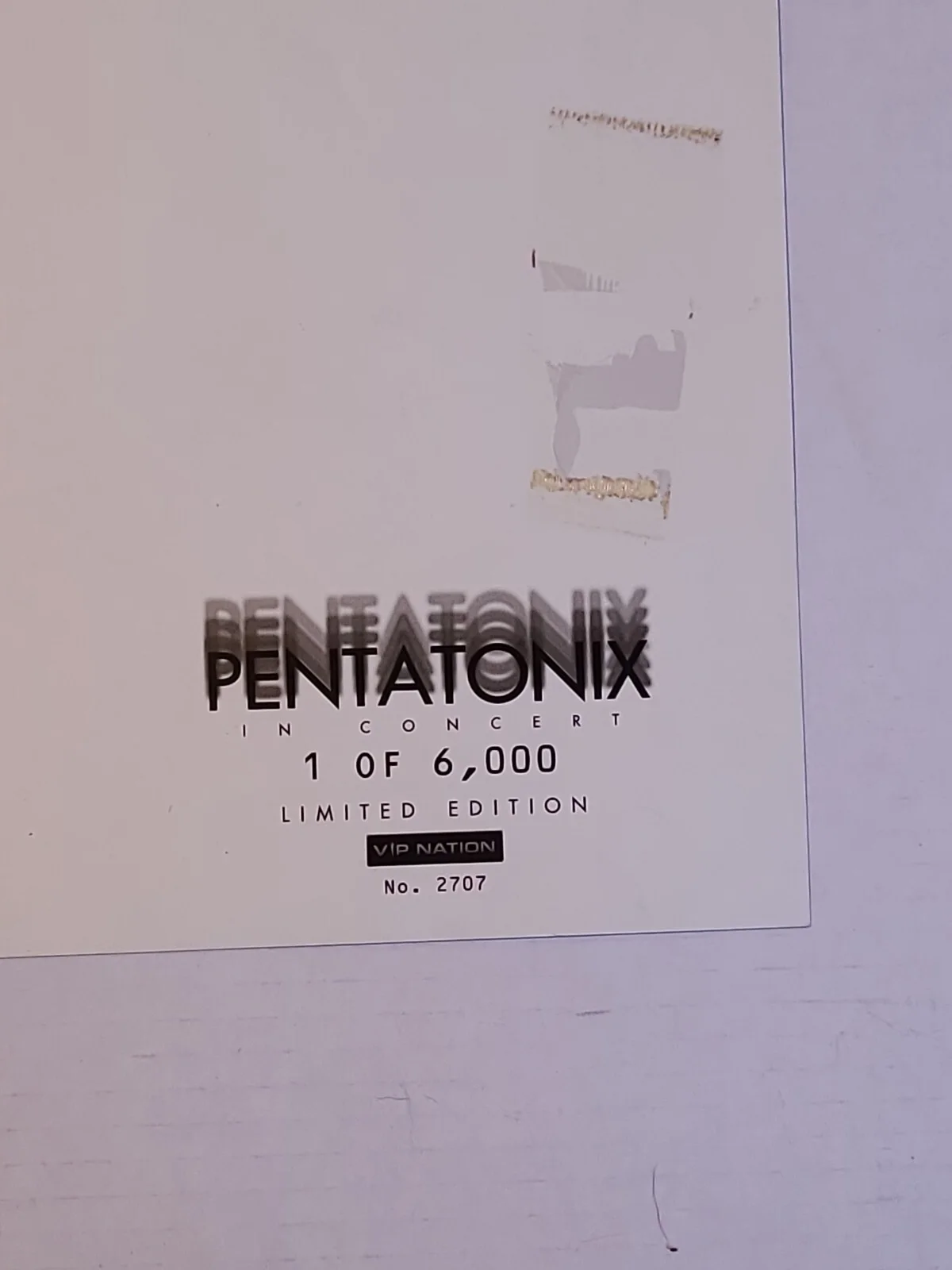 Pentatonix Ptx Signed Autograph VIP tour 11x17 rare 2013 3d Poster, изображение 4