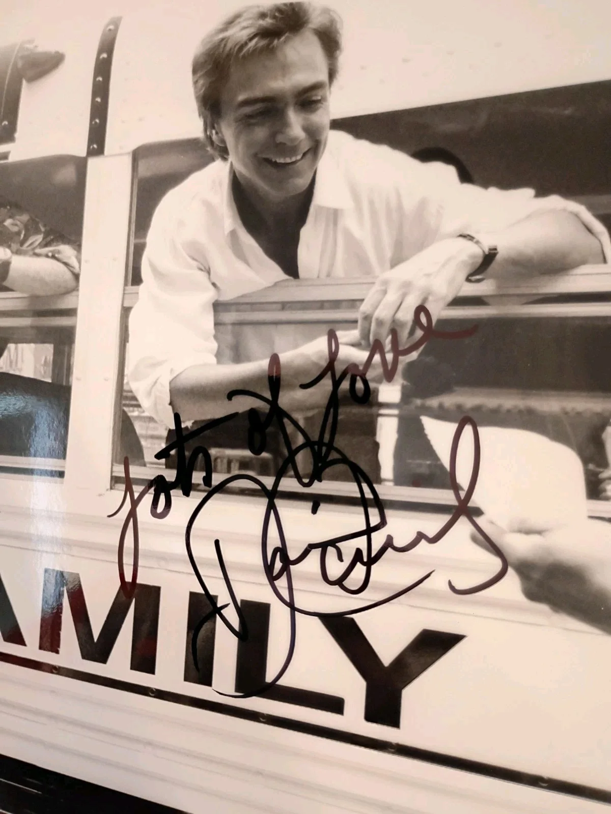 David Cassidy, Danny Bonaduce — DAVID CASSIDY (d) & DANNY BONADUCE Signed 8x10 Photo..PARTRIDGE FAMILY..JSA COA, изображение 3