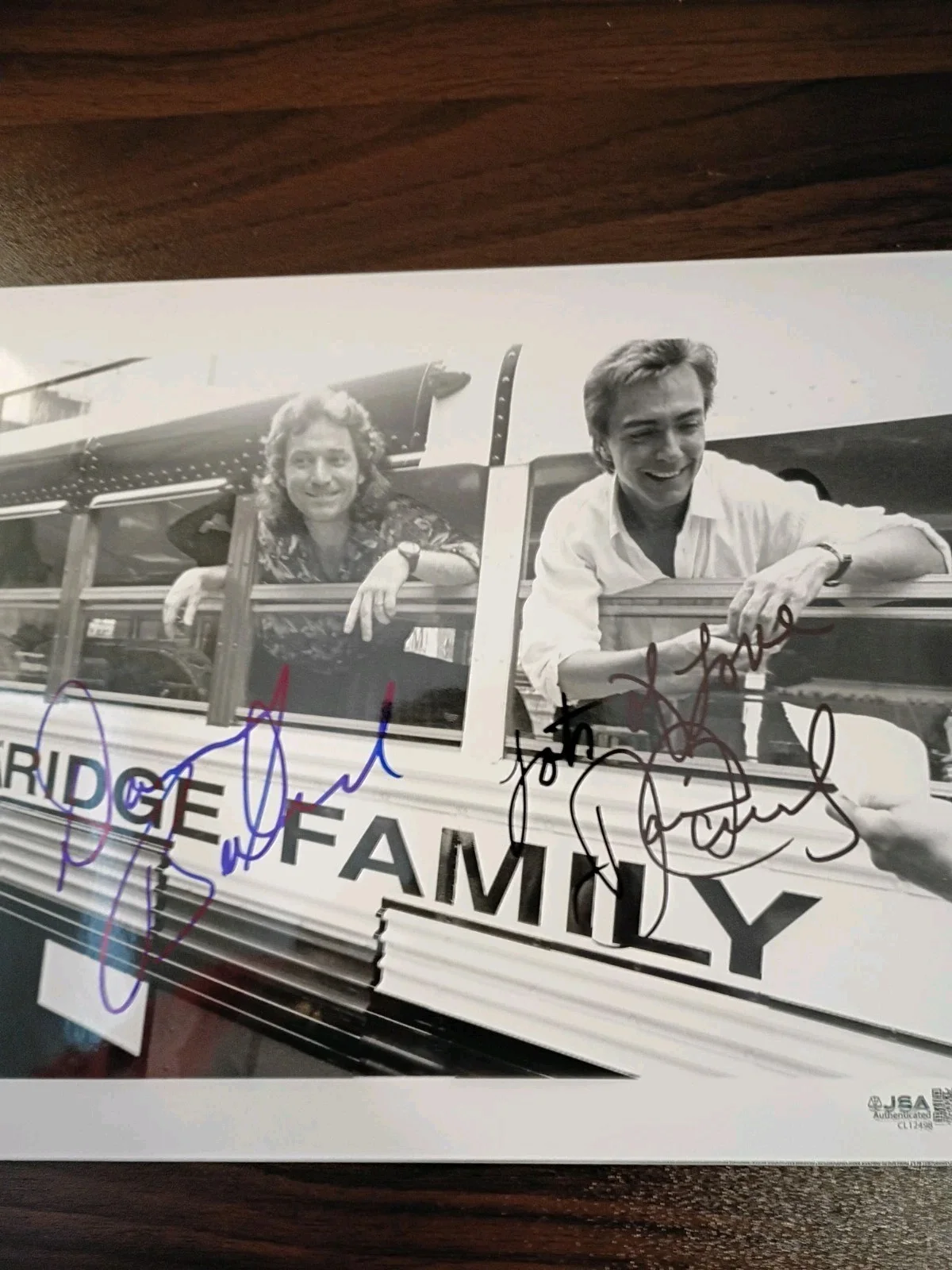 David Cassidy, Danny Bonaduce — DAVID CASSIDY (d) & DANNY BONADUCE Signed 8x10 Photo..PARTRIDGE FAMILY..JSA COA, изображение 4