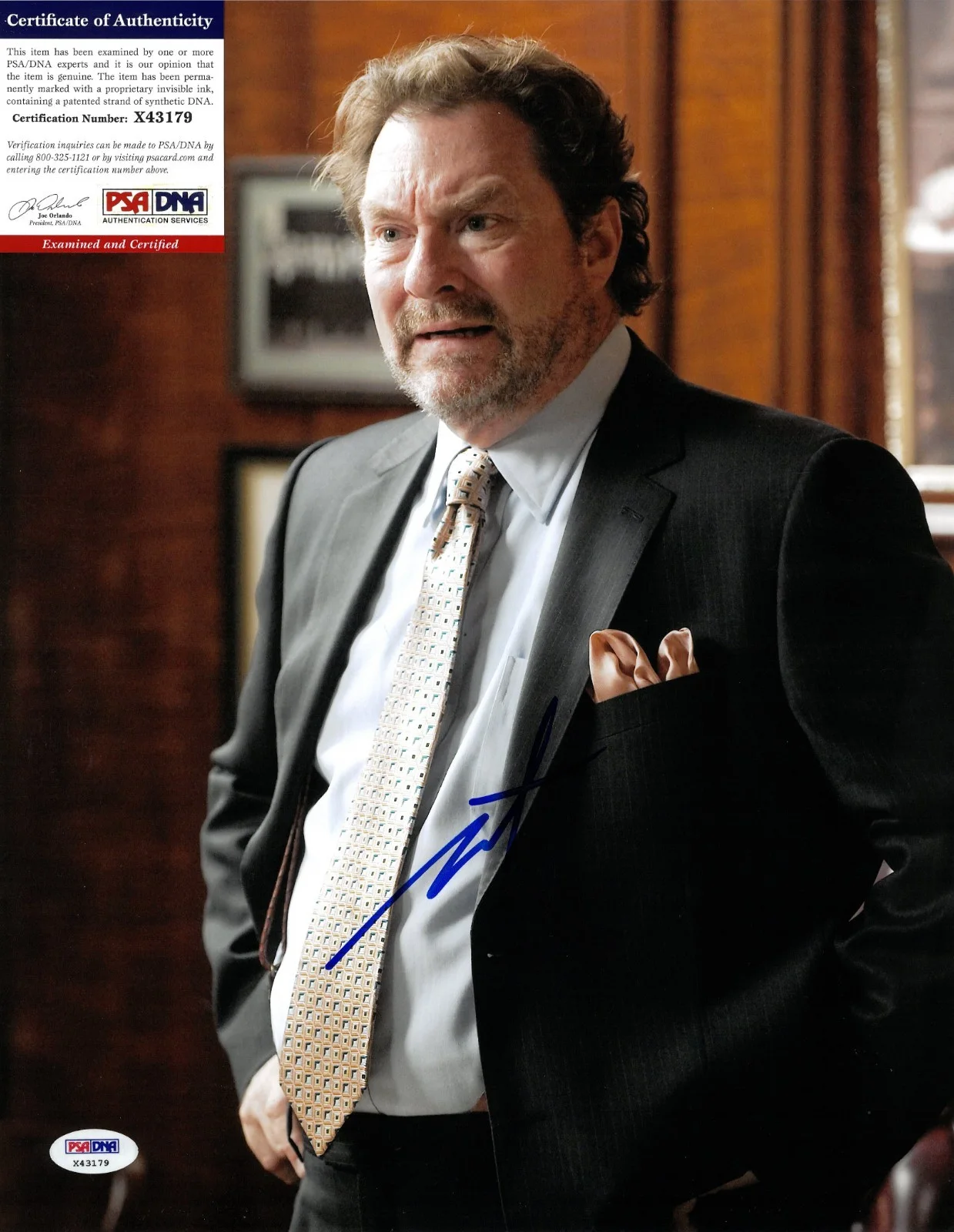 Stephen Root — Stephen Root PSA/DNA COA Signed 11x14 Photo Autographed Justified Judge Reordan, изображение 2