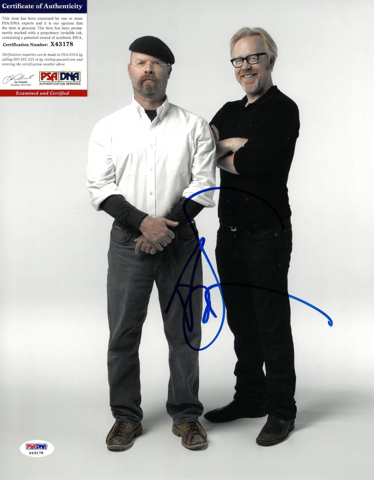Adam Savage — Adam Savage PSA/DNA COA Signed 11x14 Photo Autographed Mythbusters, изображение 2