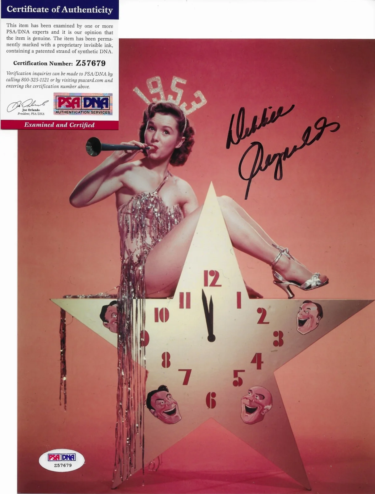 Debbie Reynolds — Debbie Reynolds PSA/DNA COA Signed 8x10 Photo Autographed Singin' in the Rain 79, изображение 2