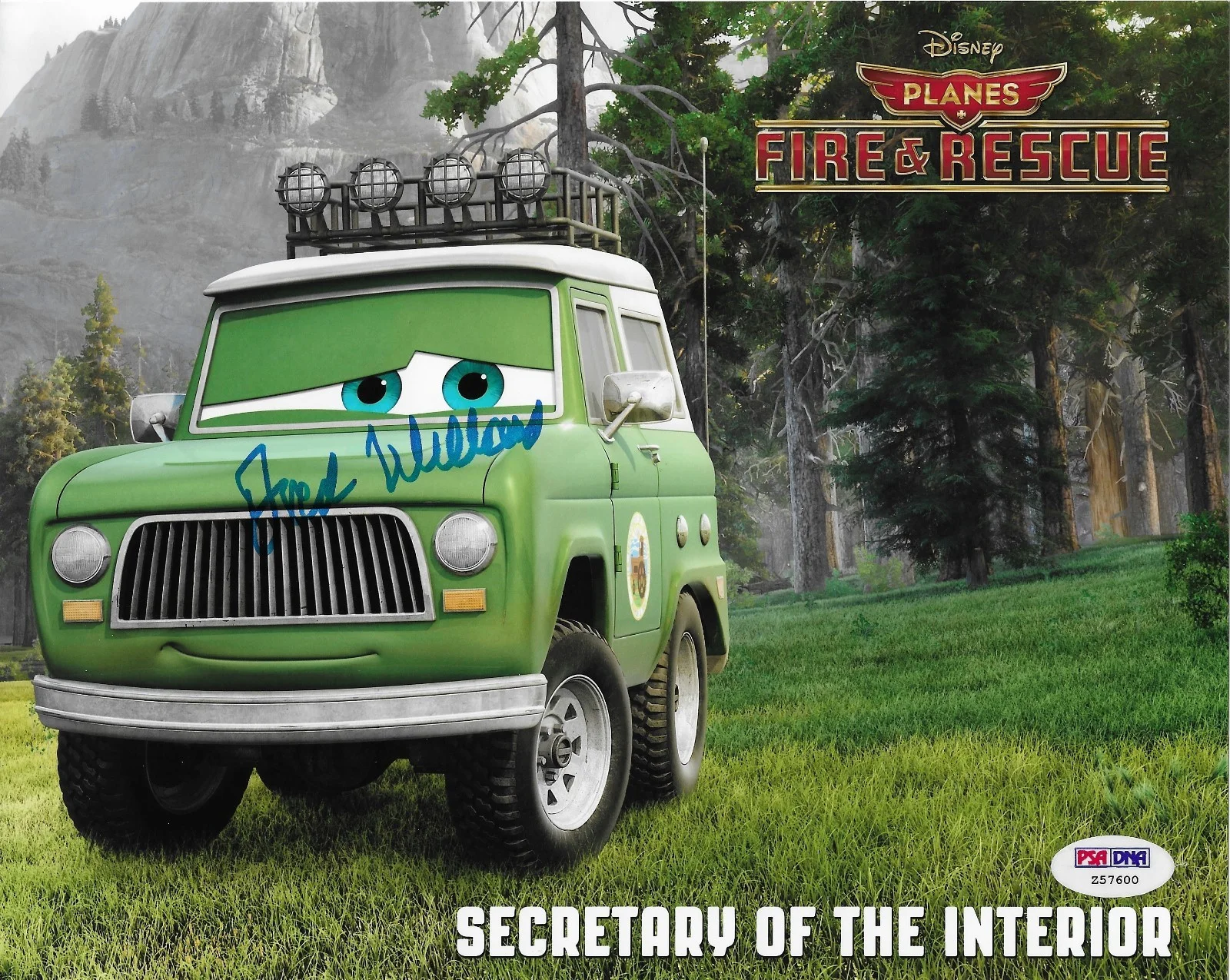 Fred Willard — Fred Willard PSA/DNA COA Signed 8x10 Photo Autographed Planes Fire & Rescue