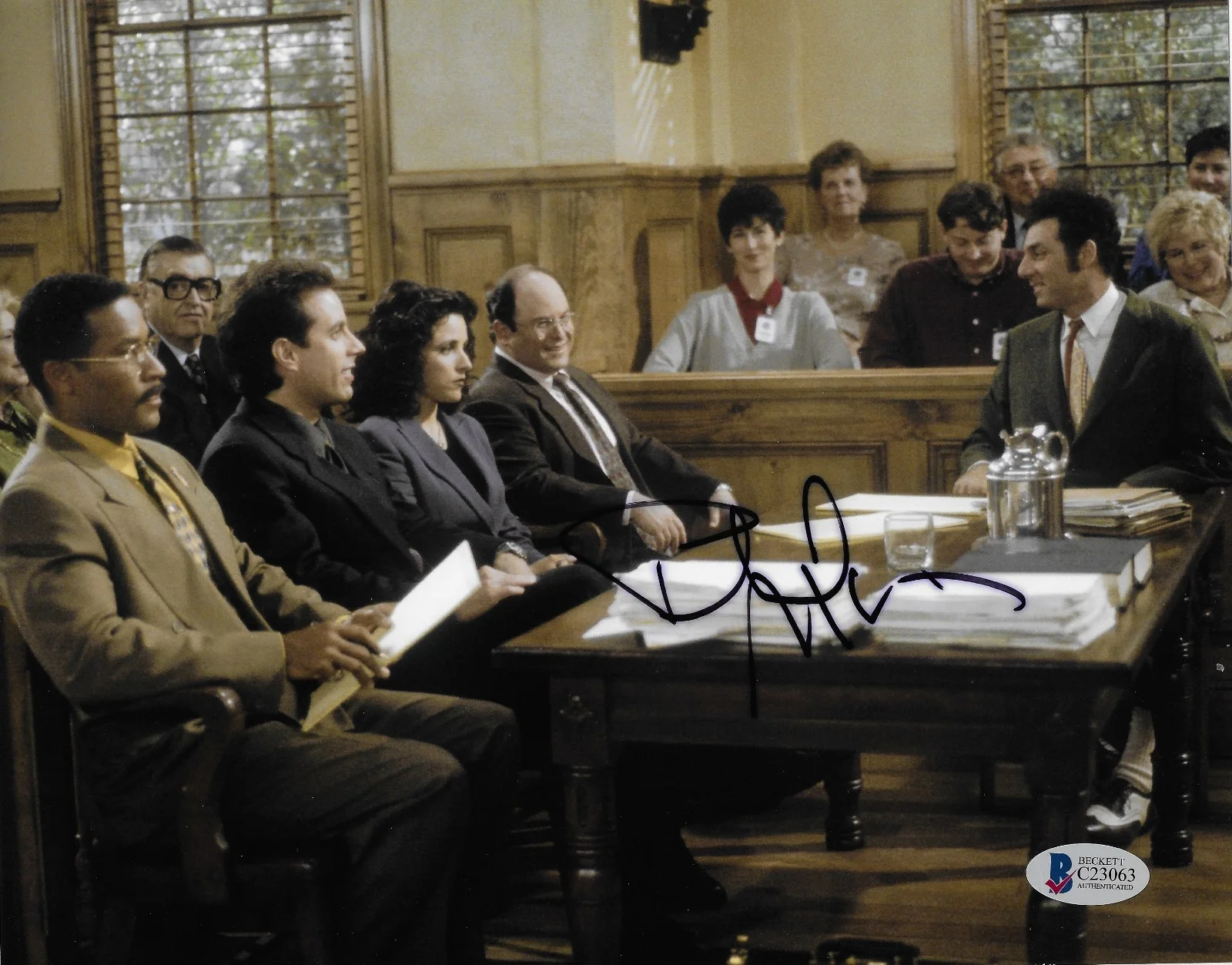 Phil Morris — Phil Morris Seinfeld Jackie Chiles BAS COA Signed 8x10 Photo Autographed