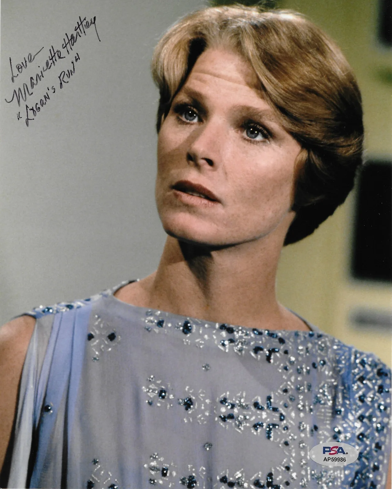 Mariette Hartley — Mariette Hartley PSA/DNA Signed 8x10 Photo Autographed Logan's Run
