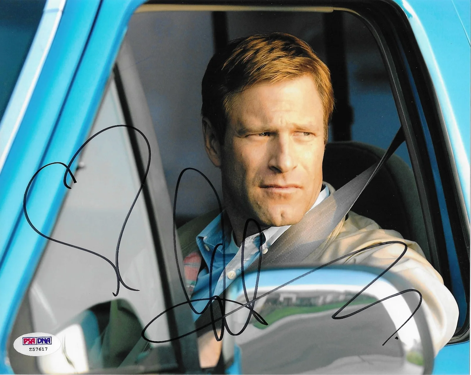 Aaron Eckhart — Aaron Eckhart Towelhead Signed 8x10 Photo Autographed PSA/DNA COA