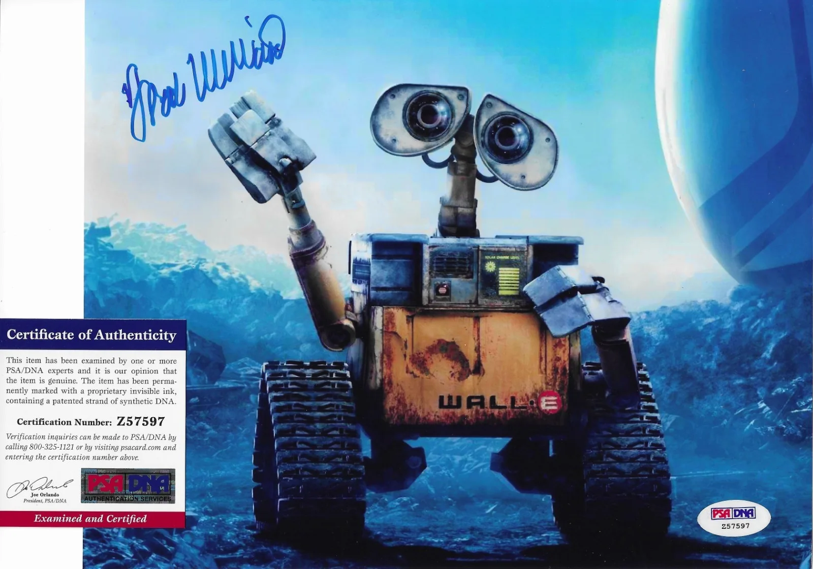 Fred Willard — Fred Willard PSA/DNA COA Signed 8x10 Photo Autographed WALL-E Z97, image 2