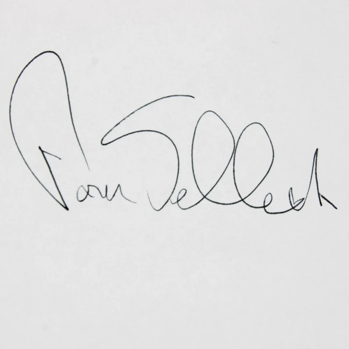 Tom Selleck signed 4×6 Paper Sheet COA JSA, image 2