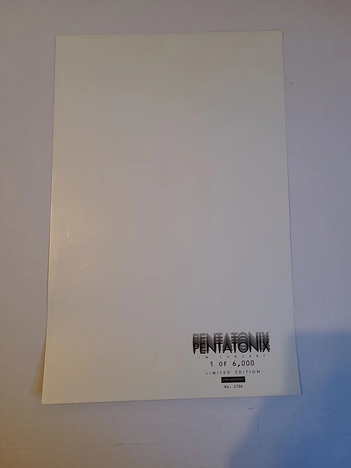 Pentatonix Ptx Signed Autograph VIP tour 11x17 rare 2013 3d Poster, image 3