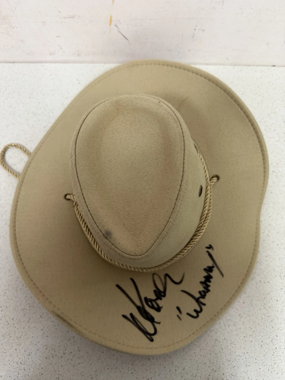 Anchorman Champ Kind Whammy Cowboy Hat David Koechner Autographed JSA Certified, изображение 5