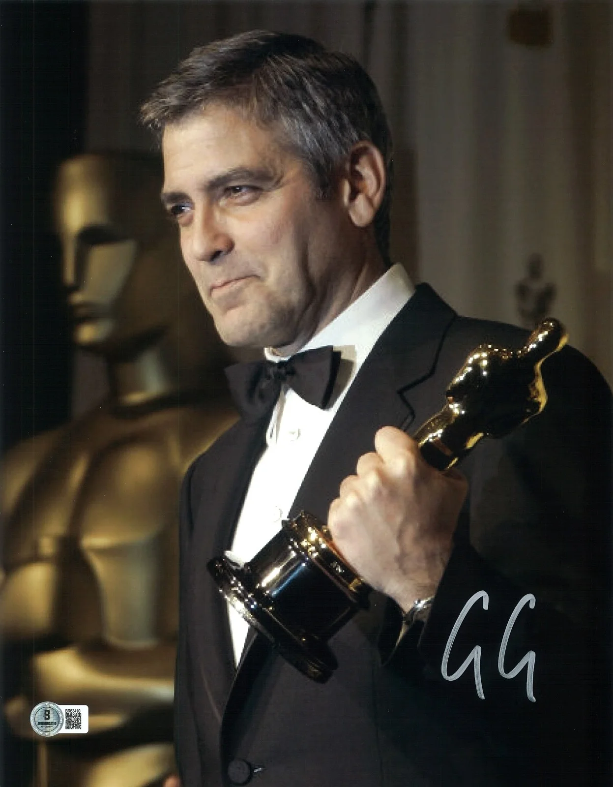 GEORGE CLOONEY — George Clooney Signed Autograph Syriana 11x14 Photo Beckett BAS