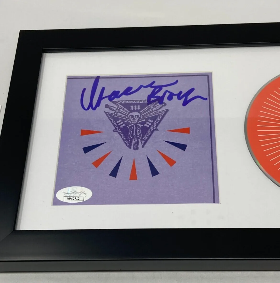 Isaac Brock of Modest Mouse signed Dead Before Ship Sank CD Cover JSA COA, image 2