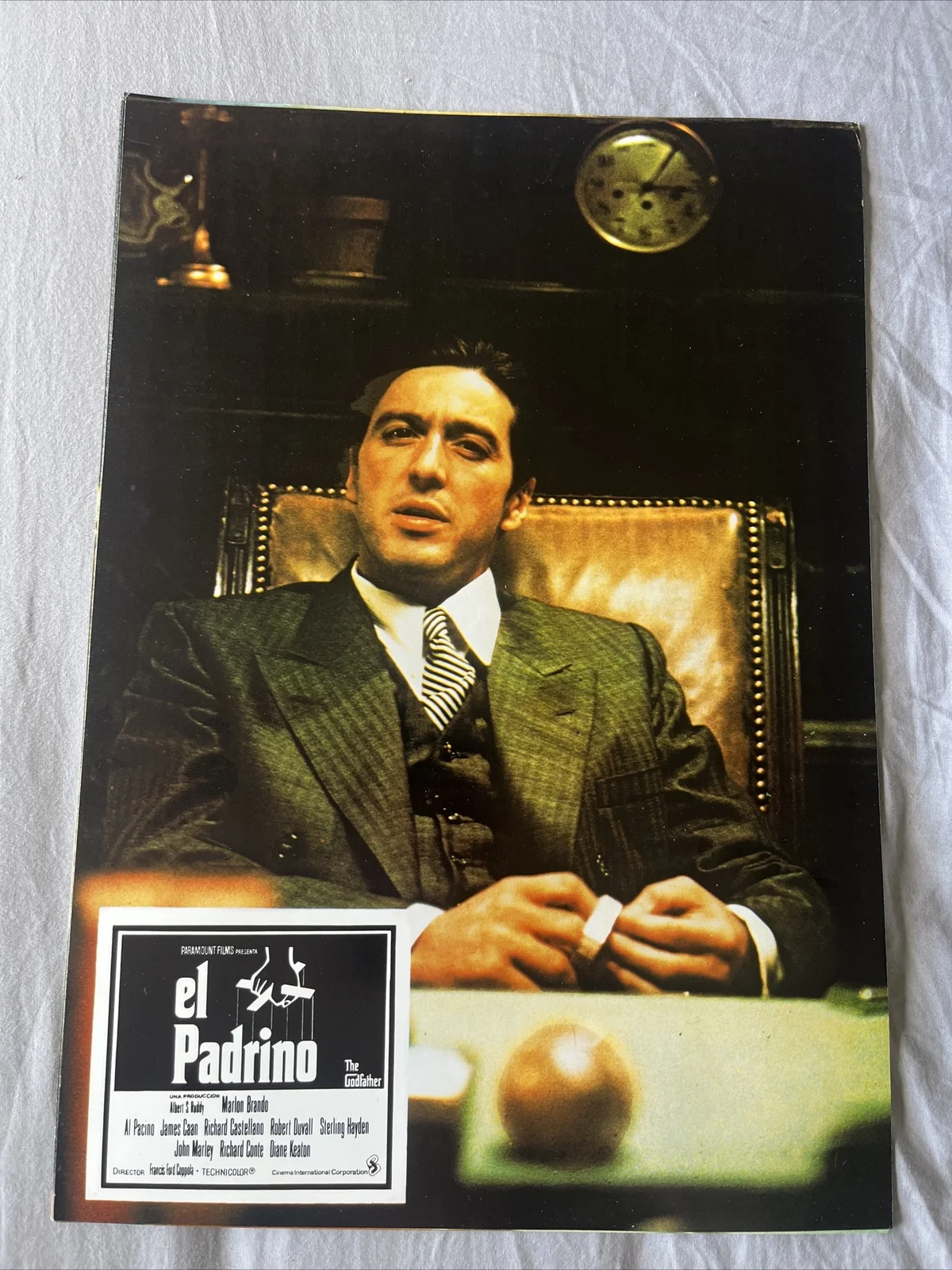 12x Orginal The Godfather Movie Posters Authentic 70's Vintage Spanish Rare, image 2