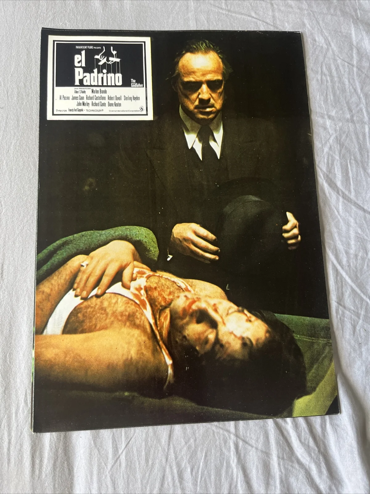 12x Orginal The Godfather Movie Posters Authentic 70's Vintage Spanish Rare, image 5