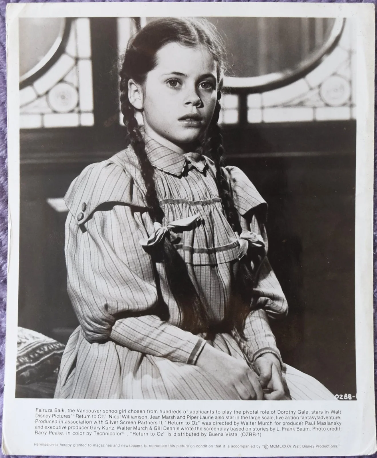 Young Fairuza Balk Hand Signed Card, image 4