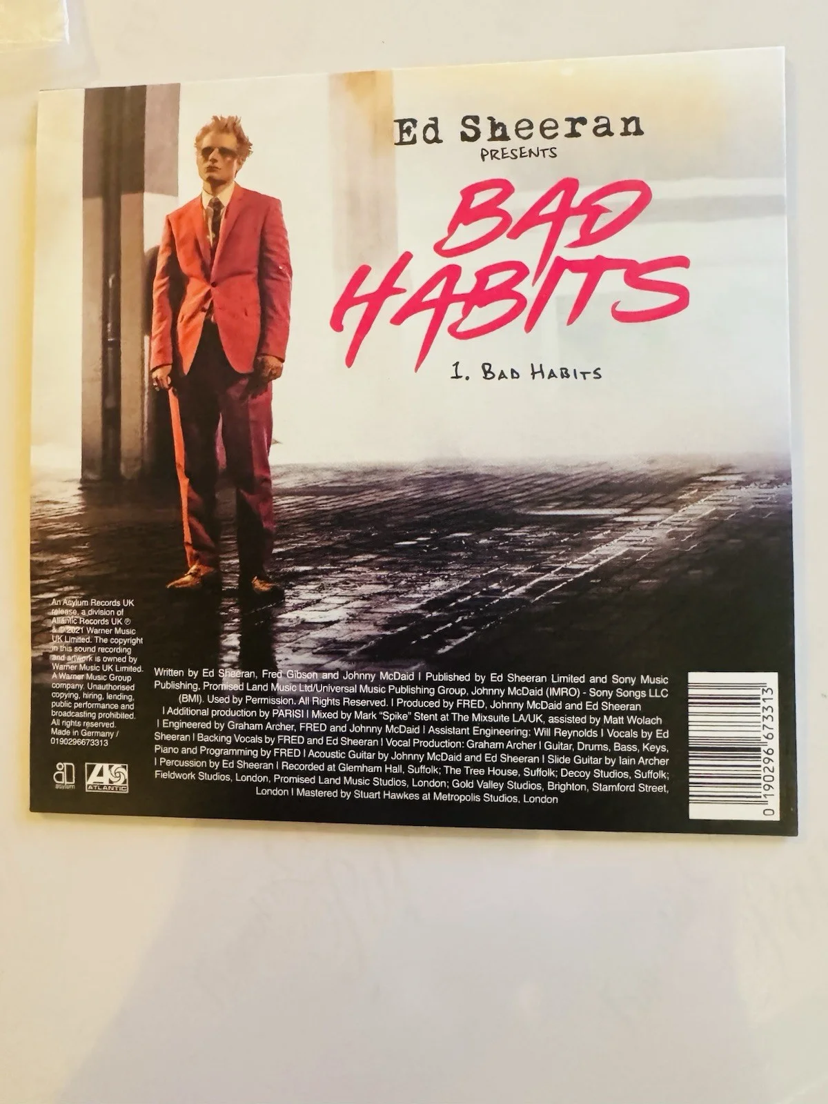 Ed Sheeran , Signed Autographed, , Cd , Bad Habits NEW Sealed, image 2