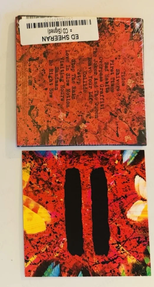 Ed Sheeran , Signed Autographed, Art Cart / , EQUAL NEW Sealed, image 2