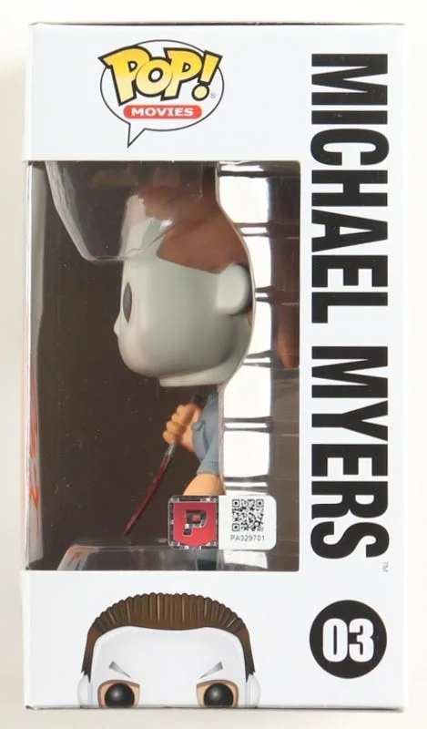 Nick Castle Signed "Halloween" #03 Michael Myers Funko Pop! Inscribed The Shape, изображение 2