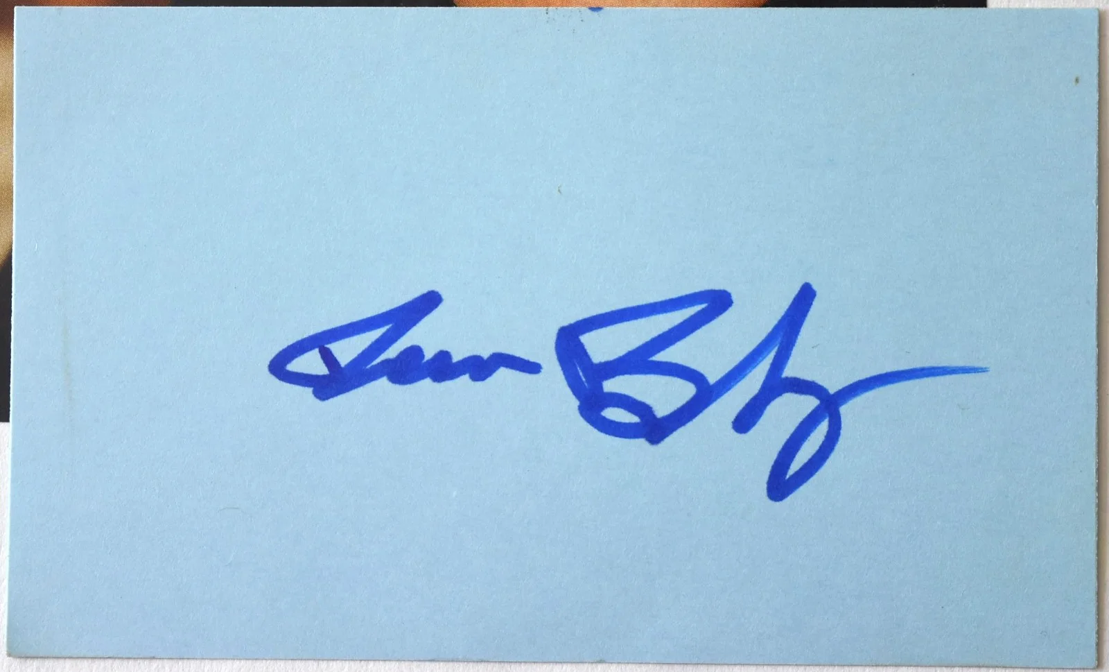 Young Penn Badgley Hand Signed Card, image 2