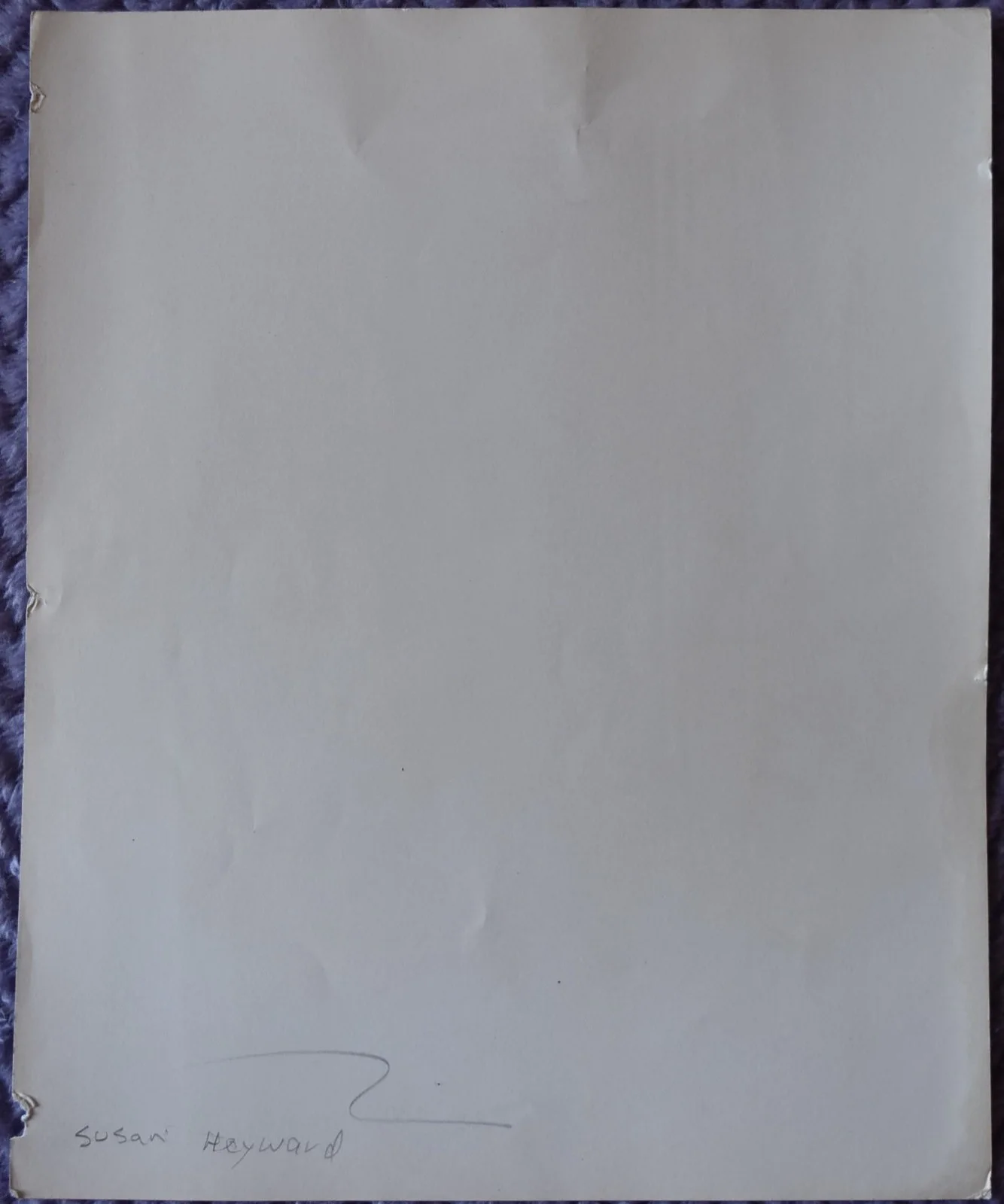 Susan Hayward Hand Signed Paper, image 5