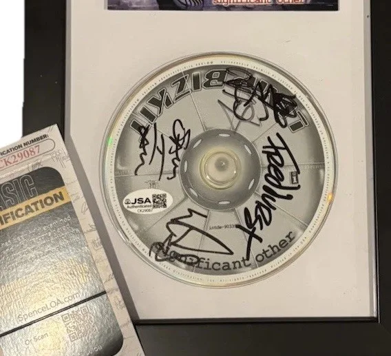LIMP BIZKIT SIGNIFICANT OTHER SIGNED FRAMED CD JSA COA Autograph Fred Durst +4, image 2