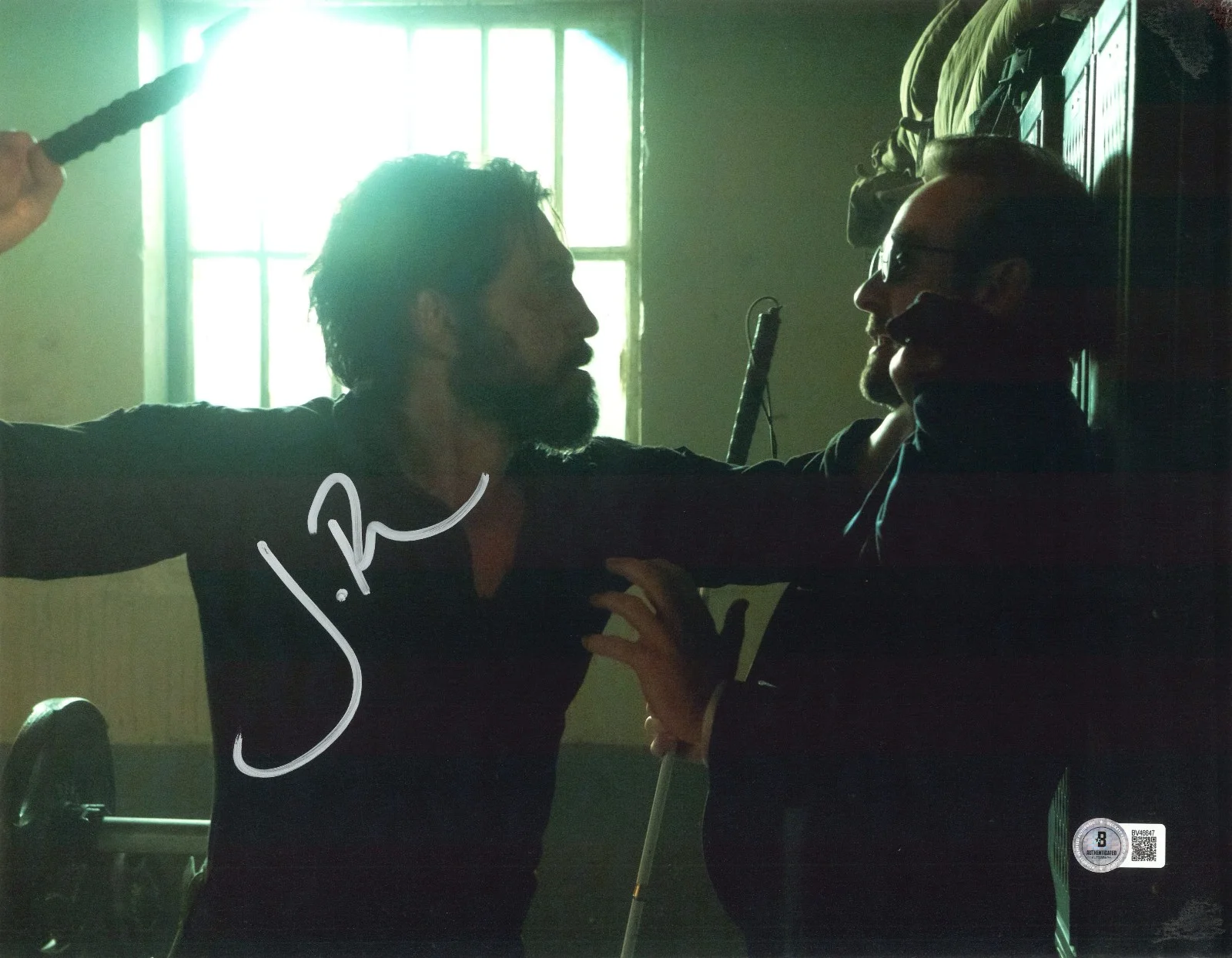 JON BERNTHAL — Jon Bernthal Frank Castle Signed Autograph The Punisher 11x14 Photo BAS Beckett