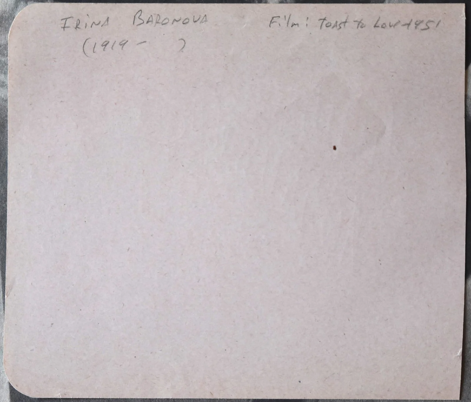Irina Baronova Hand Signed Paper, image 3