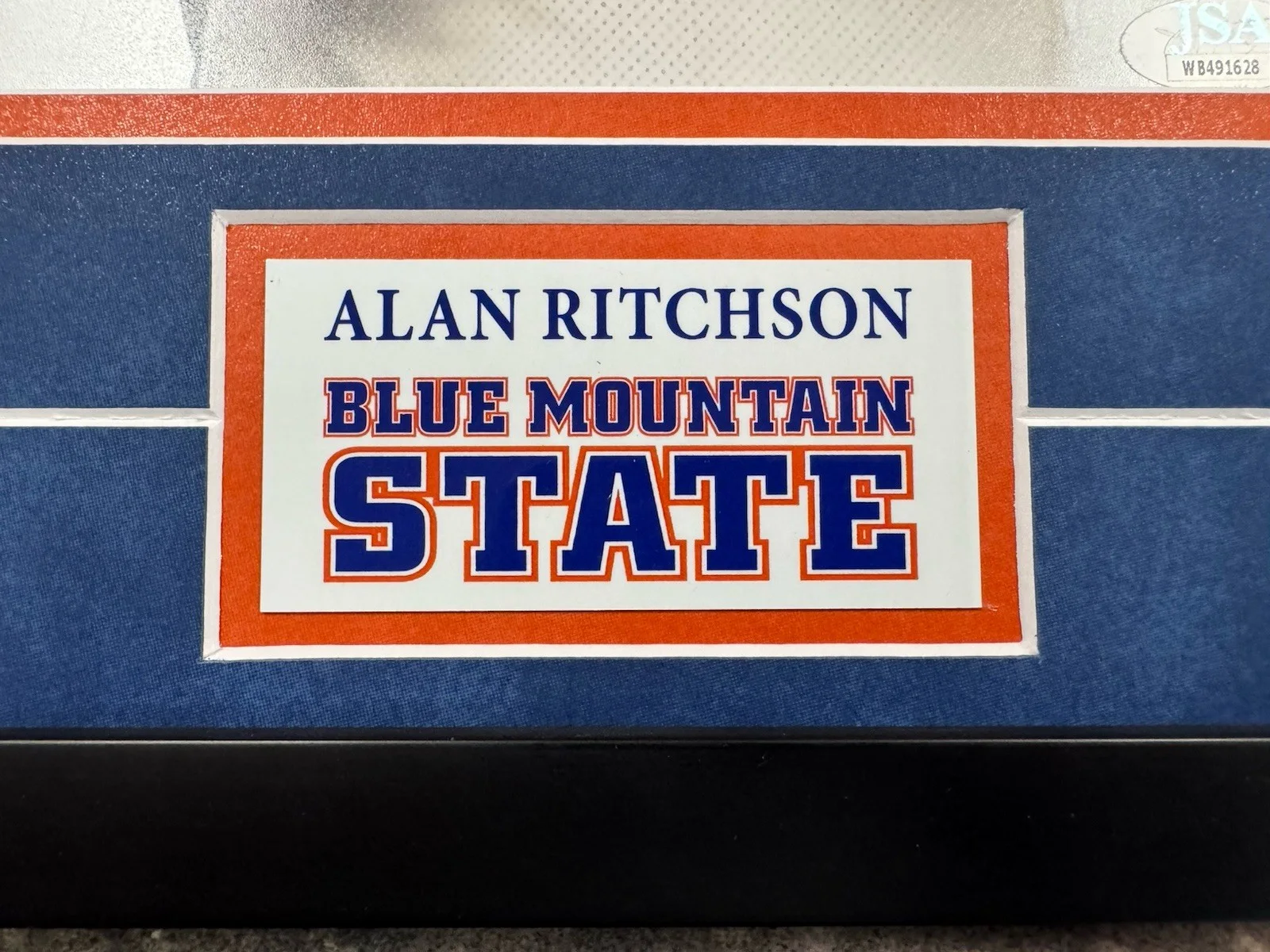 Alan Ritchson Signed 8x10 Photo Jsa Auto Custom Framed Actor Blue Mountain State, image 3