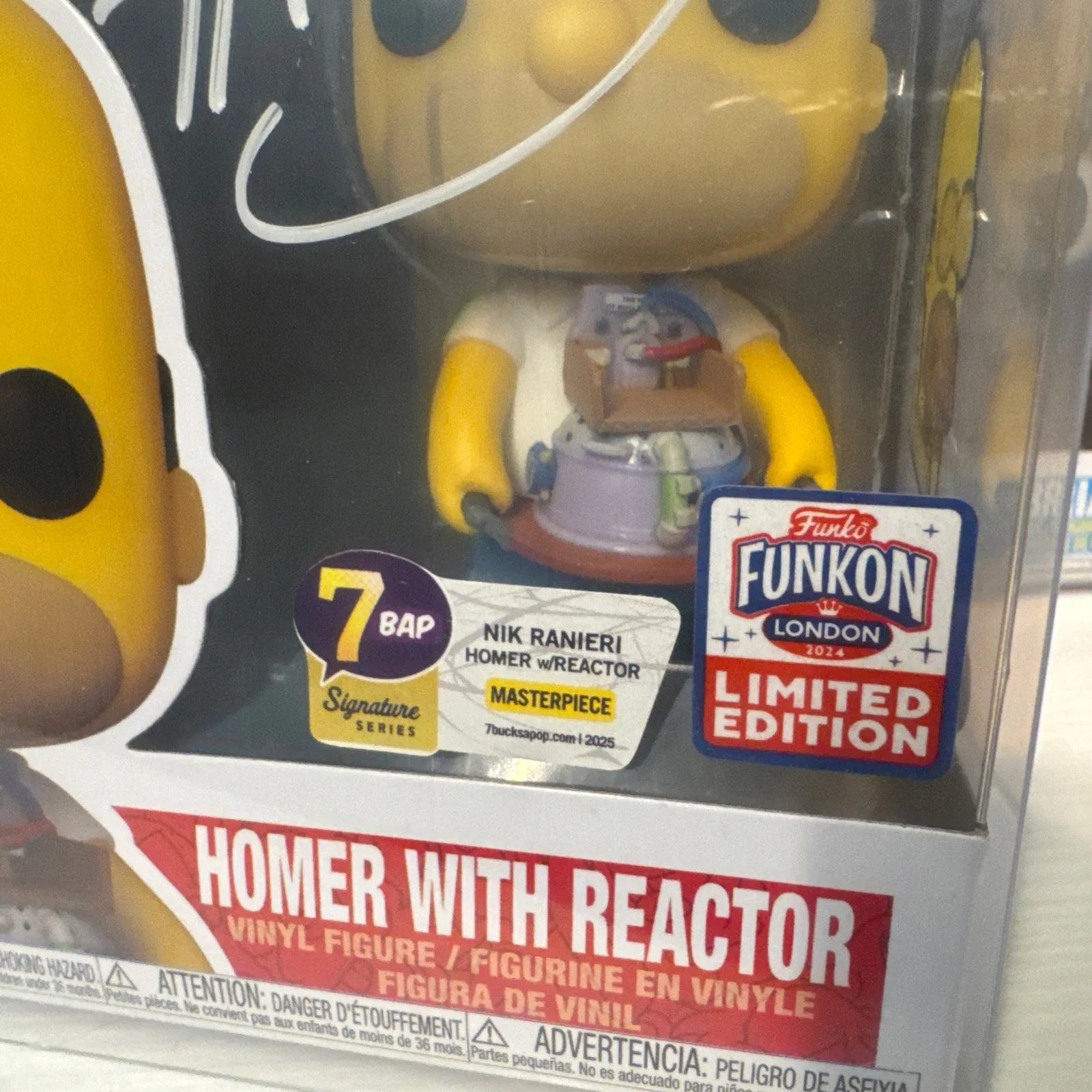 Nik Ranieri — Nik Ranieri Autographed Signed And Sketch Funko Pop #1630 The Simpsons, изображение 2