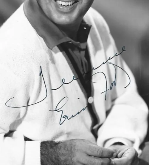 original Hand signed 8 x 10 photo of Tennessee Ernie Ford, изображение 2