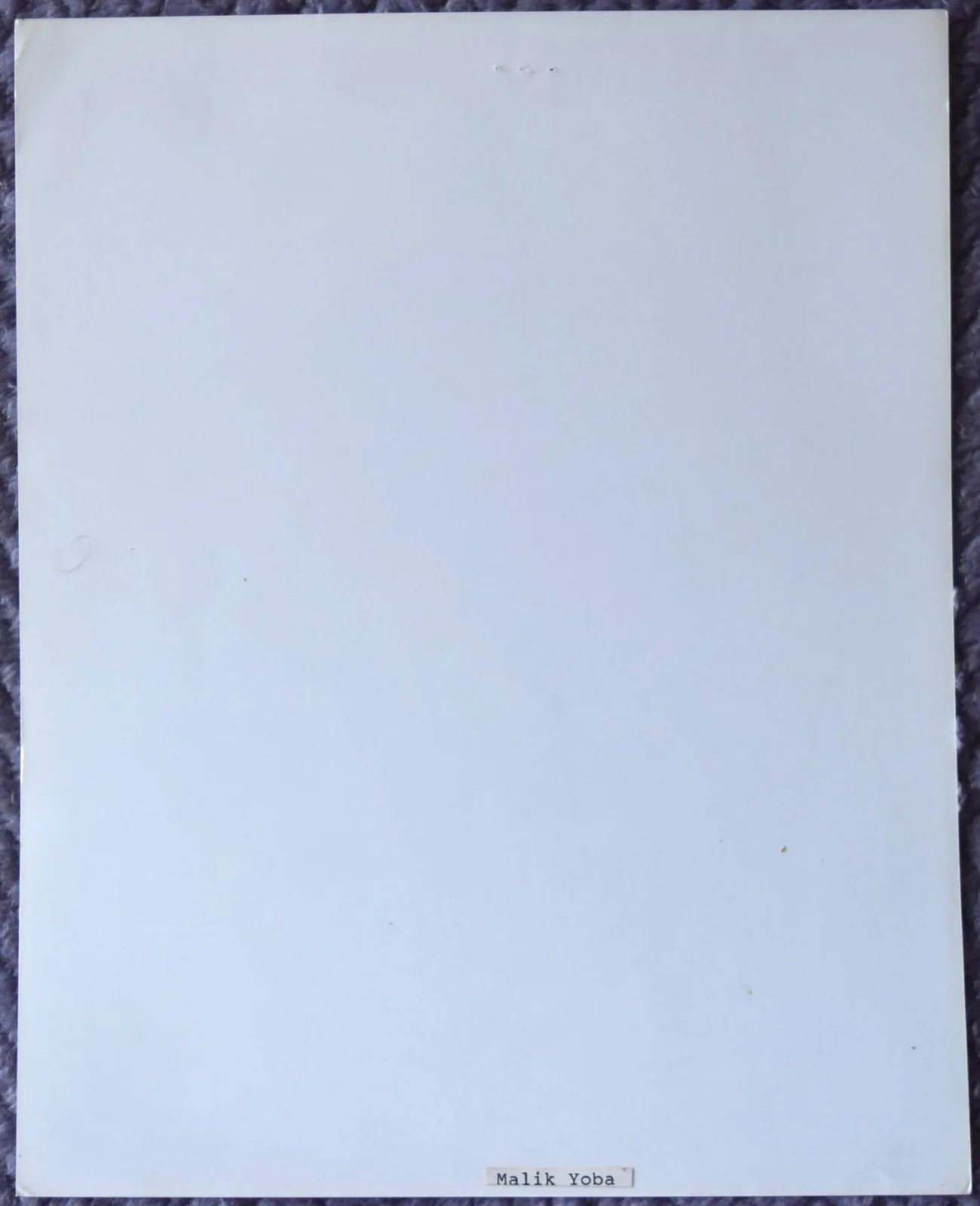 Malik Yoba Hand Signed Card, image 5
