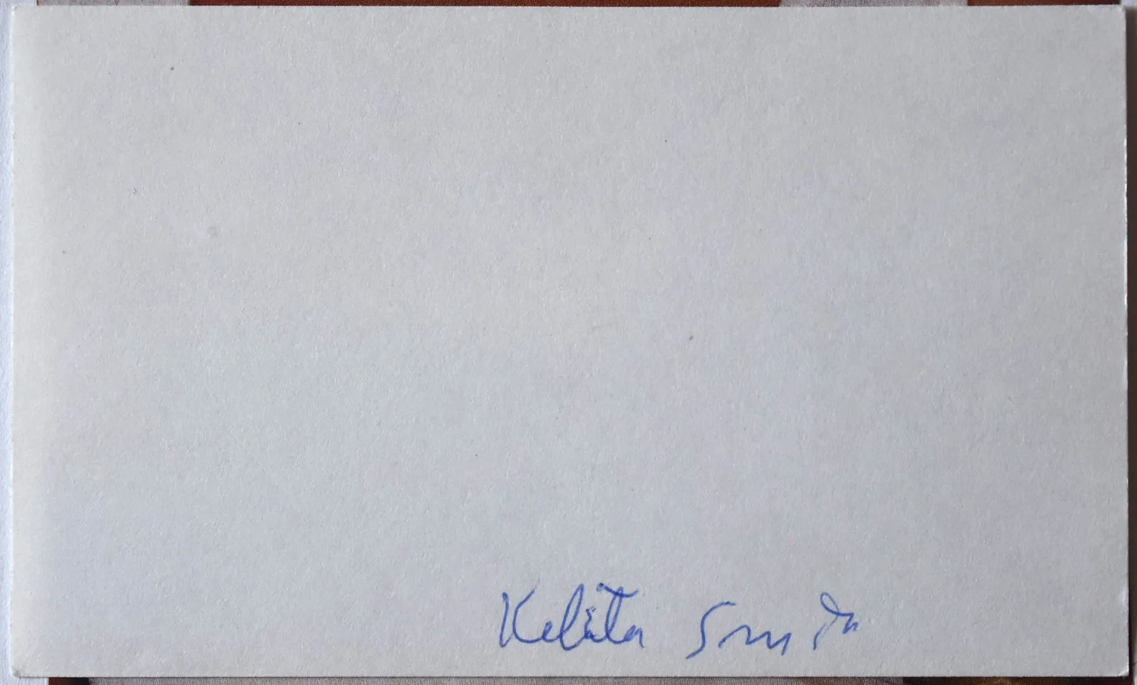 Kellita Smith Hand Signed Card, image 3