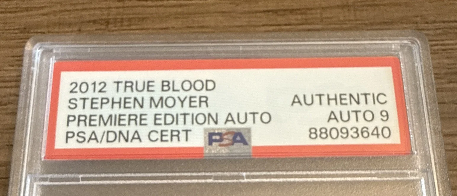 2012 True Blood Stephen Moyer Premiere Auto Bill Compton PSA Authentic Auto 9, image 3