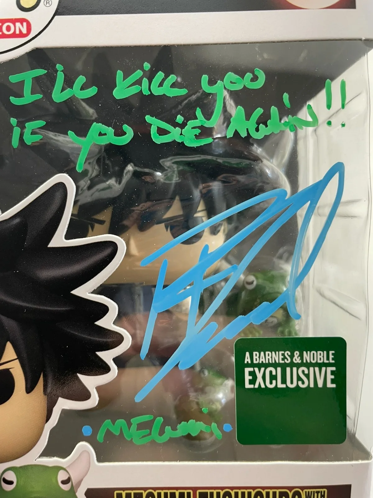 Robbie Daymond — Robbie Daymond Signed JuJuTsu Kaisen Megumi Fushiguro B&N Exc Funko POP! JSA COA, изображение 2