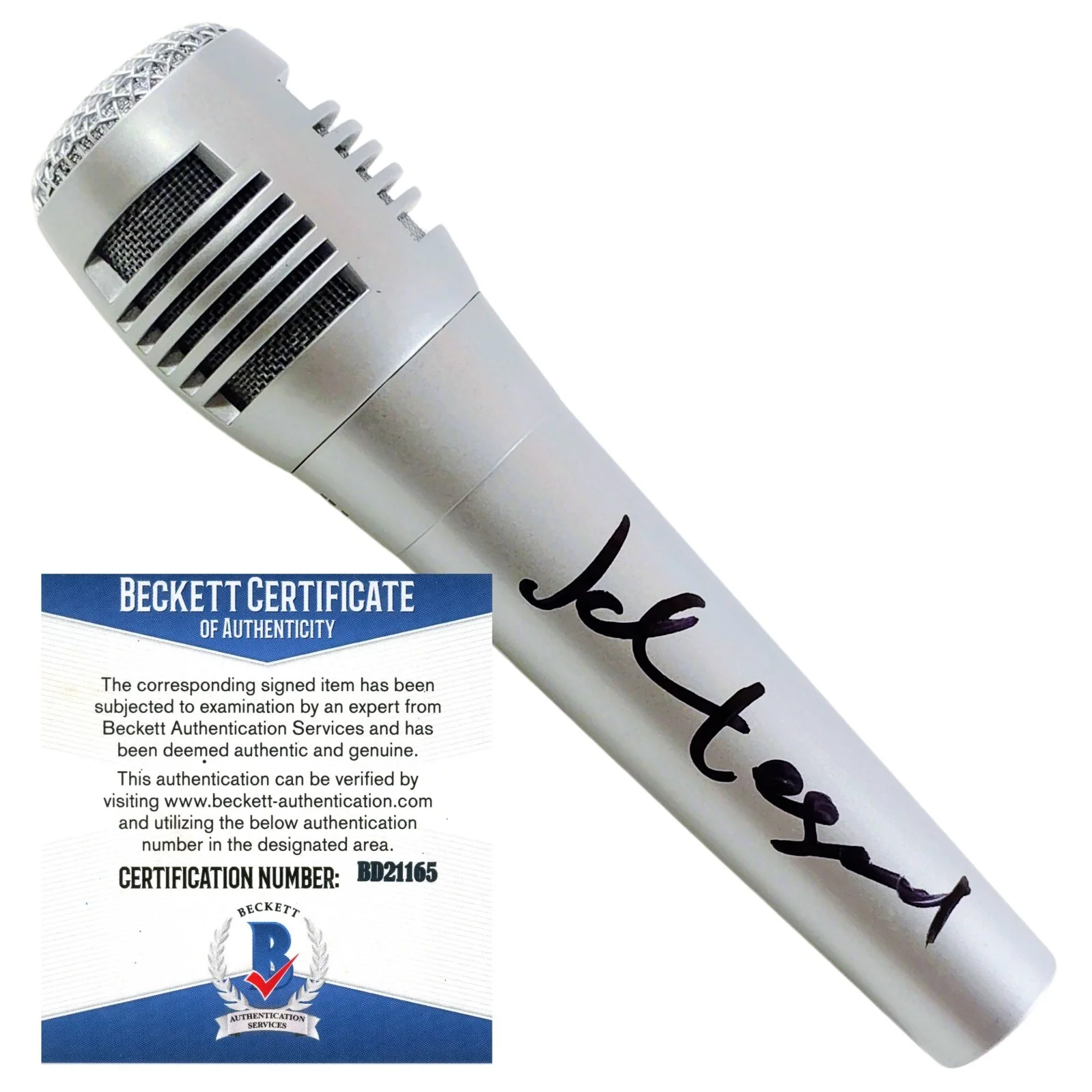 John Legend — John Legend Signed Pyle Microphone Beckett BAS COA Exact Photo Proof All of Me, image 3