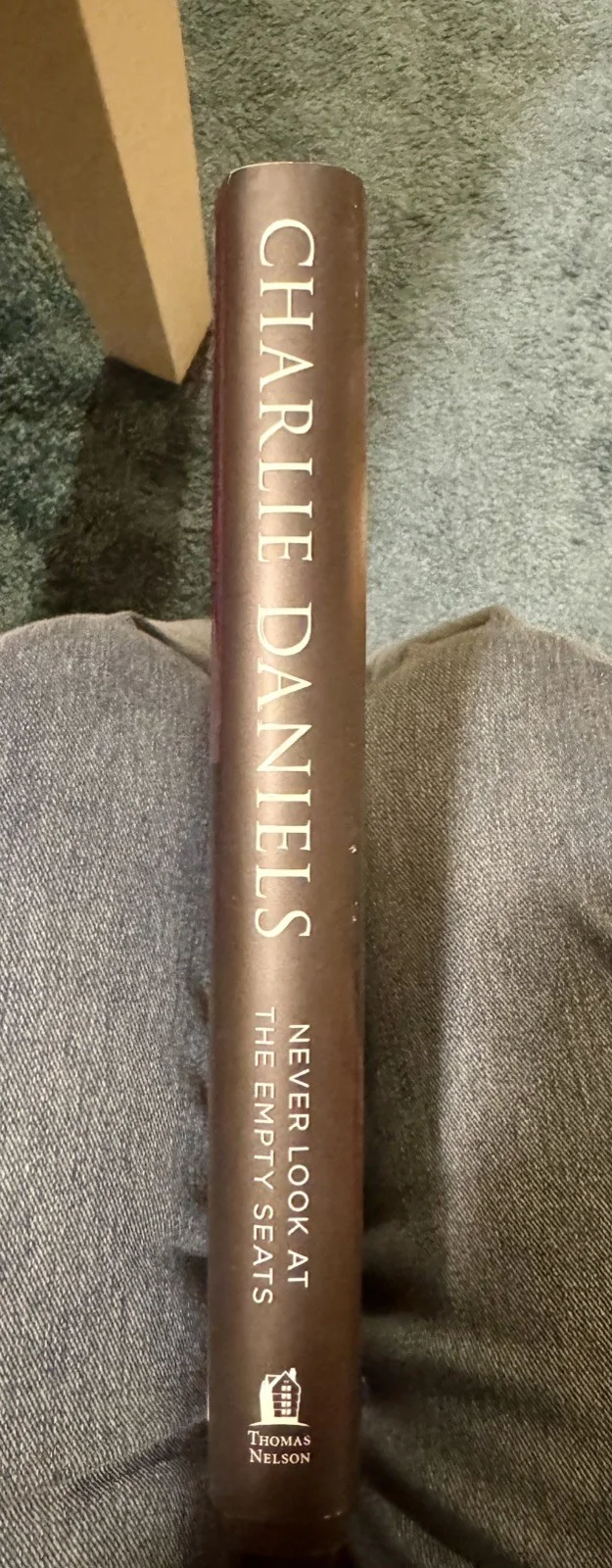 Very rare autographed Charlie Daniels Never Look at the Empty Seats Book, image 3