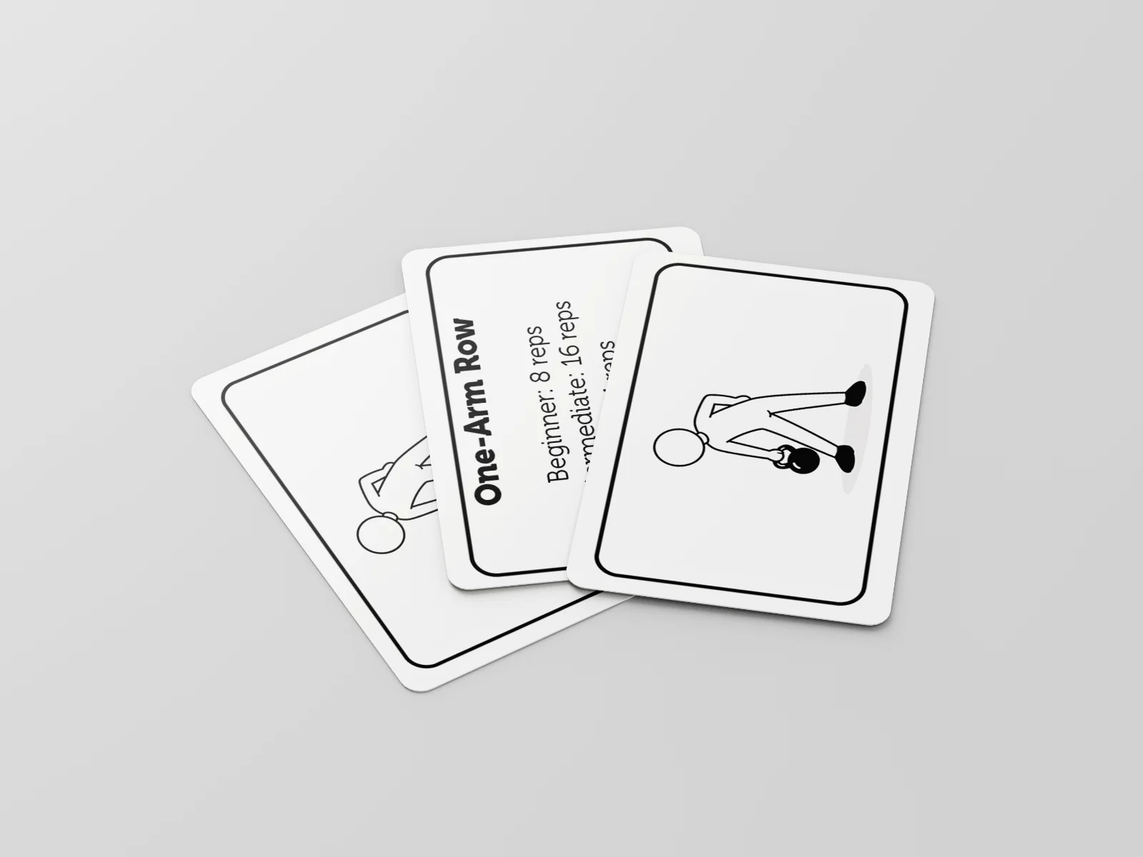 Kettlebell Exercise Cards – 48 Workout Deck Home Gym Fitness Training, image 4