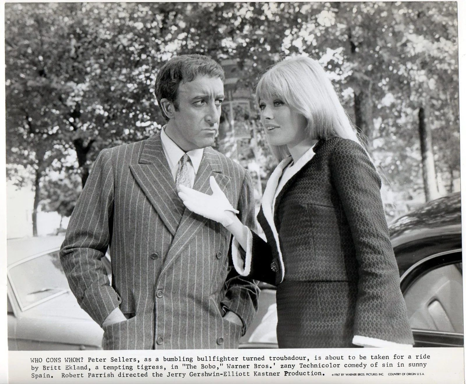 BOBO 1967 Peter Sellers - Britt Ekland 2 10x8 STILLS, изображение 2