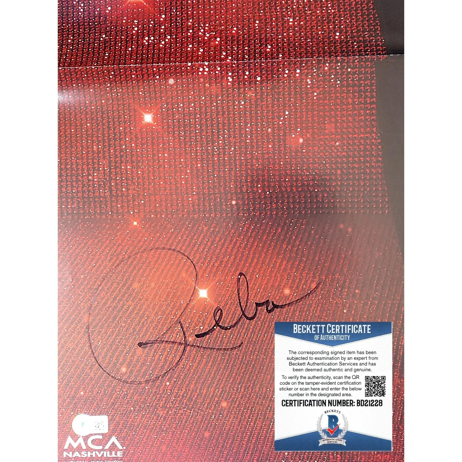 Reba McEntire — Reba McEntire Signed 36x24 Poster Beckett BAS COA Country Music Star Autograph, image 3