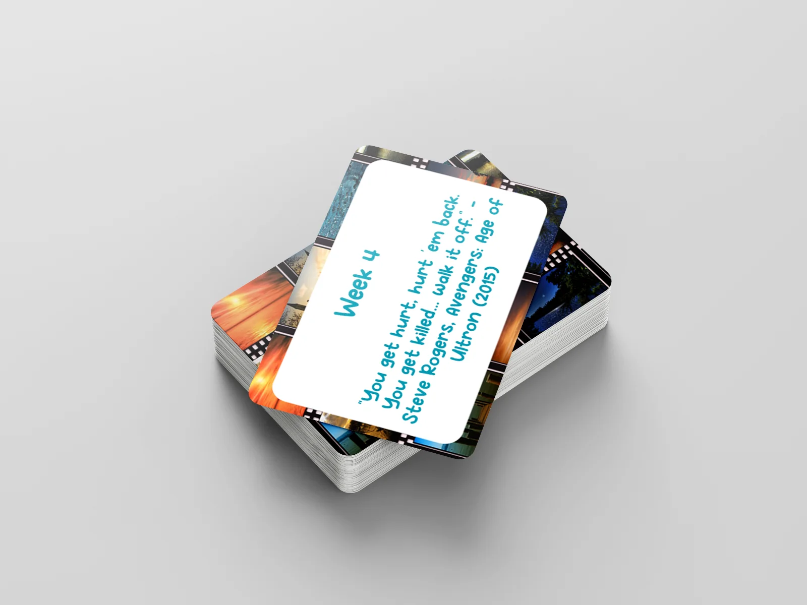 Movie Quote A Week Cards – 52 Iconic Film Quotes Gift Deck Cinema Fans, изображение 2