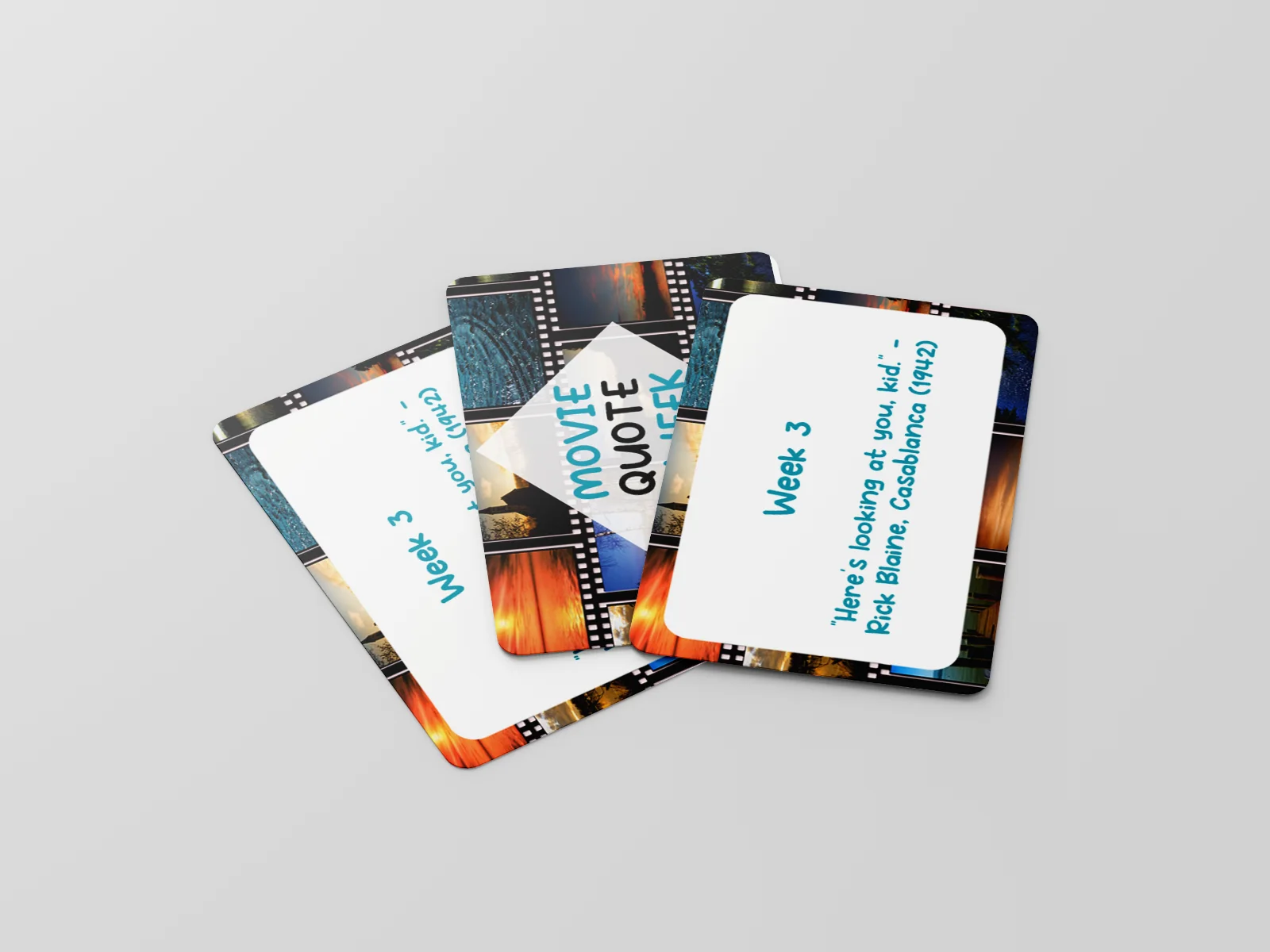 Movie Quote A Week Cards – 52 Iconic Film Quotes Gift Deck Cinema Fans, изображение 4