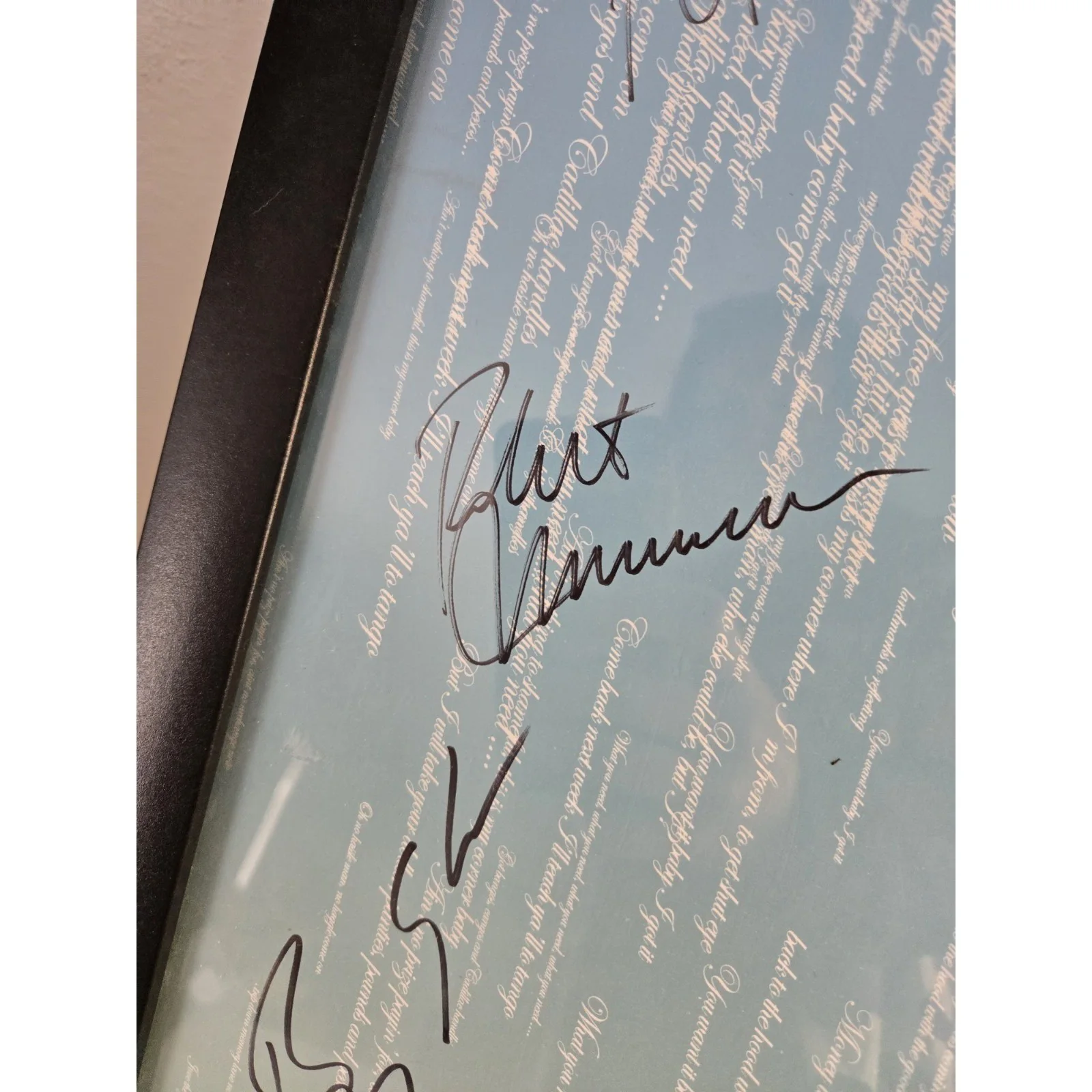 galactic Jazz band signed poster 5 member Signatures Robert Mercurio Jeff Raine, image 3