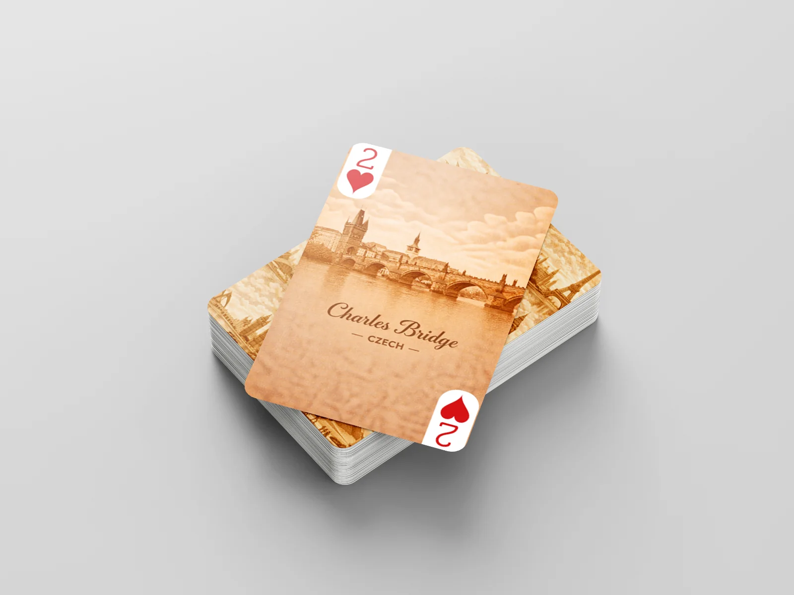 Vintage Landmark Playing Cards – Travel Illustrated Deck World Landmarks, image 2