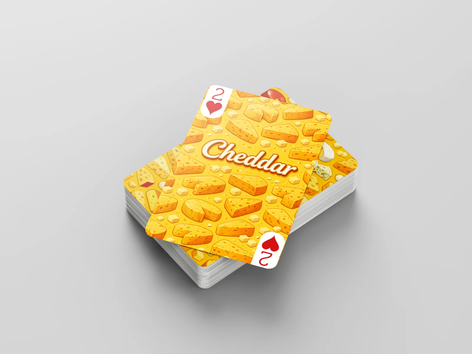 Cheese Playing Cards – Illustrated Food Deck Fun Game Gift for Cheese Lovers, изображение 2