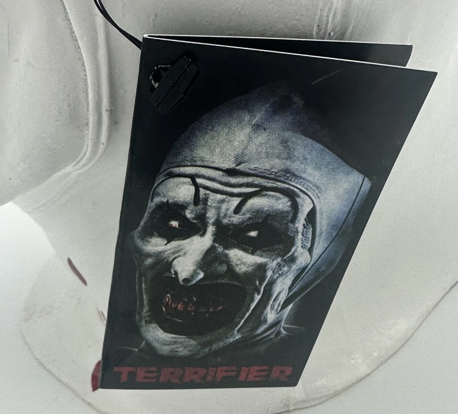 David Howard Thornton — David Howard Thornton Mike Giannelli Signed Art the Clown Mask Terrifier BAS 686, image 4